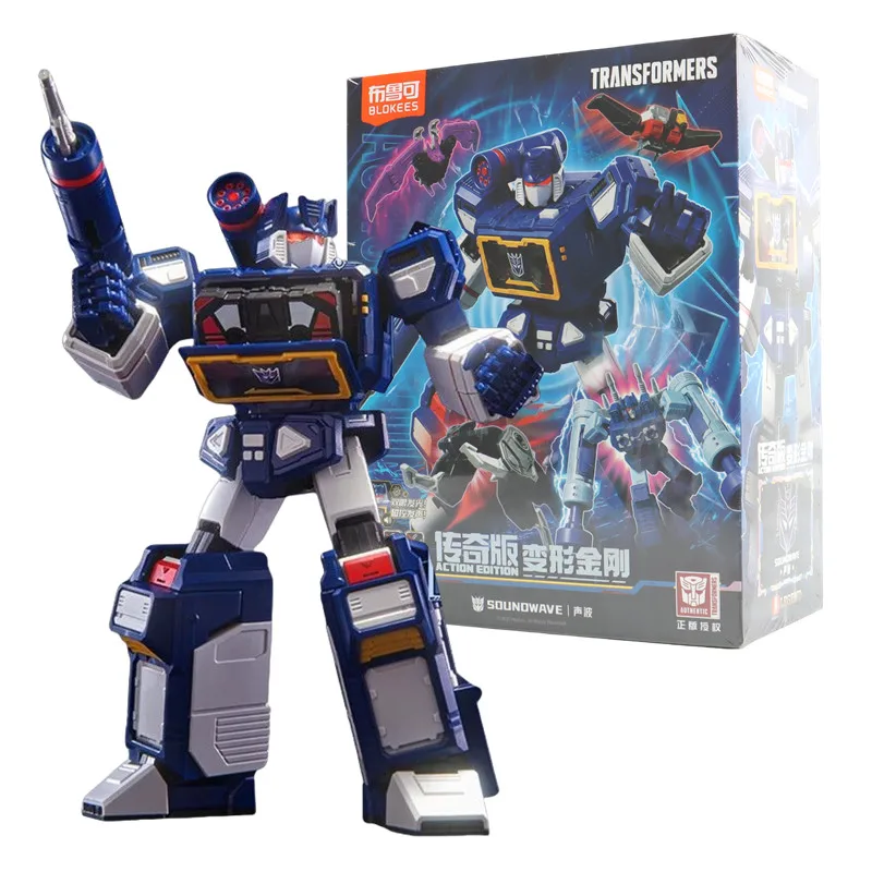 BLOKEES Original Transformers Building Blocks Robot action edition G1 Soundwave Ravage laserbeak Action Figures Splicing toys
BLOKEES Original Transformers Building Blocks Robot action edition G1 Soundwave Ravage laserbeak Action Figures Splicing toys