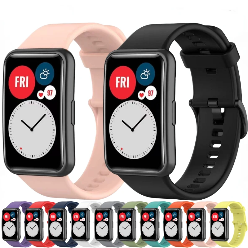 Silicone Strap For Huawei Watch Fit Original Smart Watch Huawei Fit New Bracelet Wristband For Huawei Fit Protective set Correa
Silicone Strap For Huawei Watch Fit Original Smart Watch Huawei Fit New Bracelet Wristband For Huawei Fit Protective set Correa