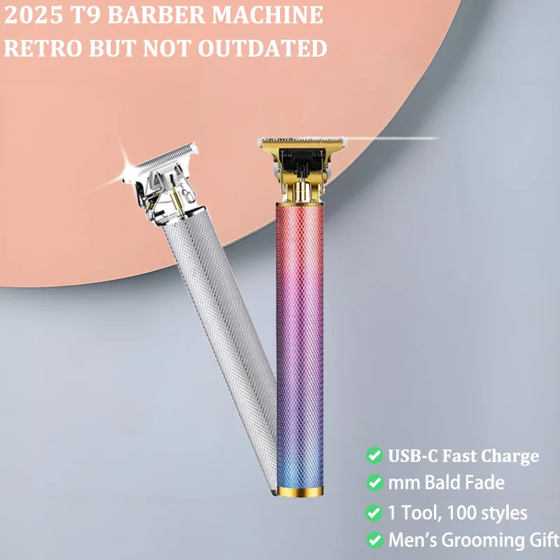 Профессиональная машинка для стрижки волос T9 для мужчин | USB-C Быстрая зарядка | Триммер для бороды/тела/волос | Прецизионная электробритва парикмахерского класса
Профессиональная машинка для стрижки волос T9 для мужчин | USB-C Быстрая зарядка | Триммер для бороды/тела/волос | Прецизионная электробритва парикмахерского класса