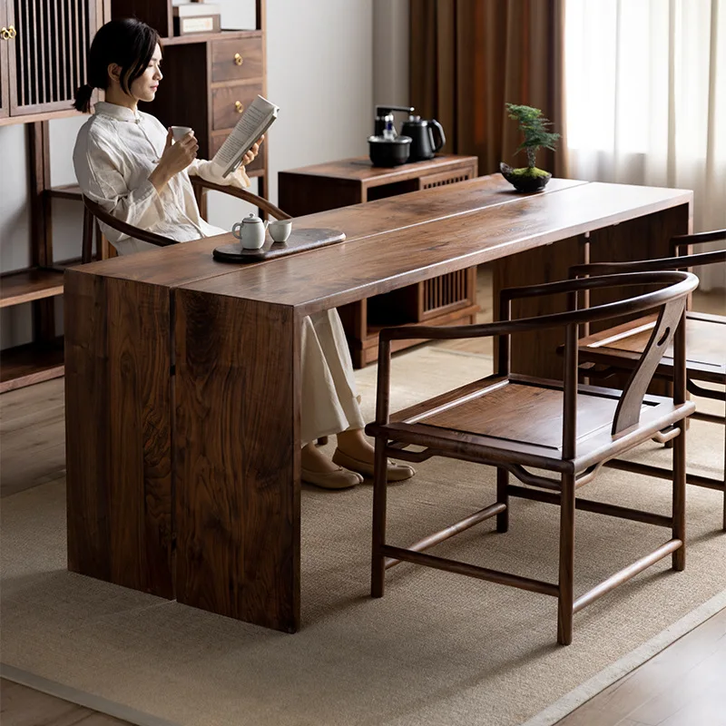 Customizable North American Black Walnut Tea Table New Chinese Chair Combination Modern Simple Tea Brewing Table
Customizable North American Black Walnut Tea Table New Chinese Chair Combination Modern Simple Tea Brewing Table