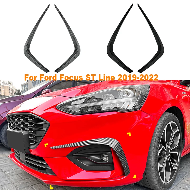 For Ford Focus ST Line 2019-2022 2Pcs Front Bumper Cover Wind Knife Glossy Black Fog Lamp Trim Blade Trim Light Car Accessories
For Ford Focus ST Line 2019-2022 2Pcs Front Bumper Cover Wind Knife Glossy Black Fog Lamp Trim Blade Trim Light Car Accessories