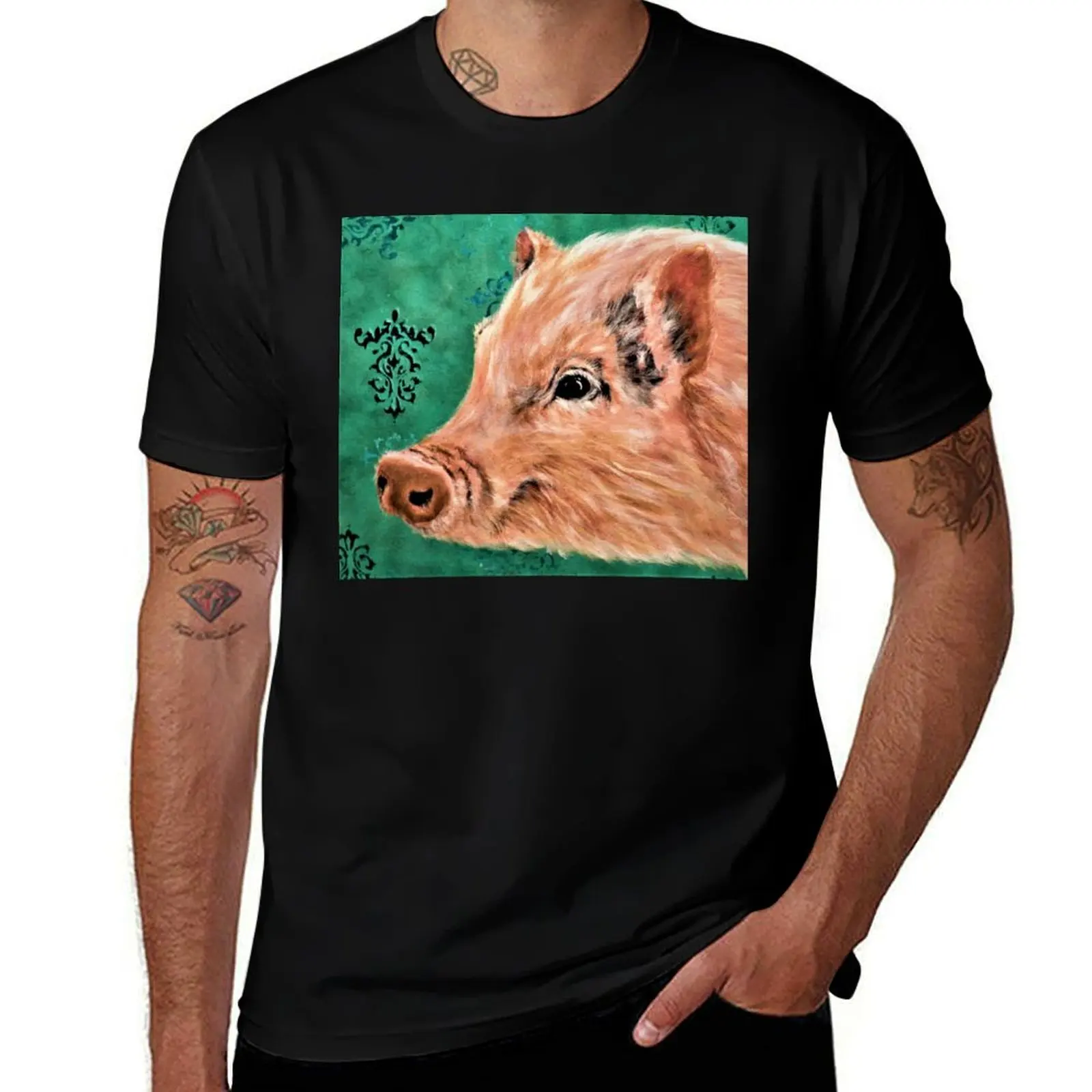 Pig Painting Artwork T-Shirt new edition blacks fruit of the loom mens t shirts
Pig Painting Artwork T-Shirt new edition blacks fruit of the loom mens t shirts