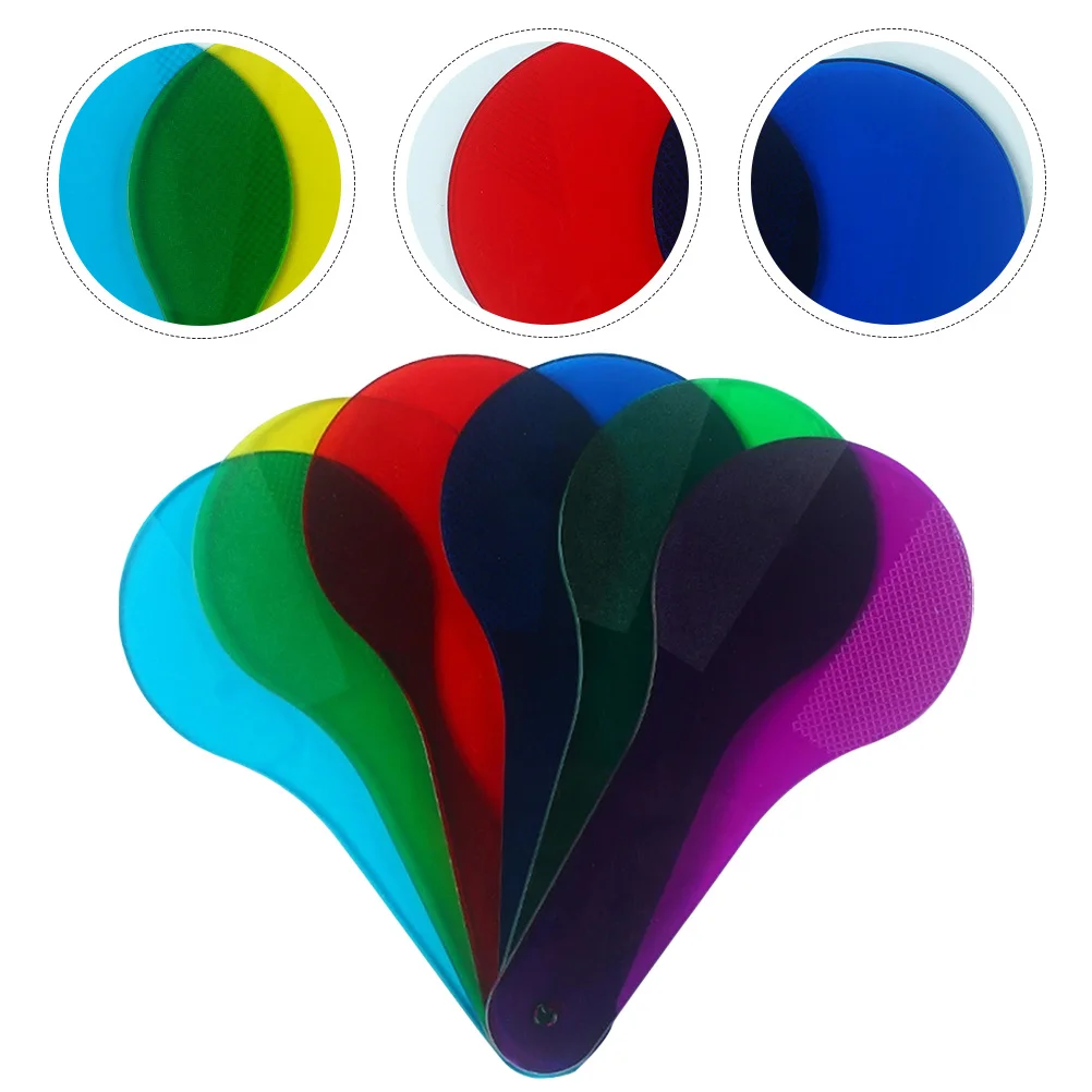 12Pcs Color Filter Board ABS Durable Color Paddles Early Education Science Experiment Teaching Tools for Kids Teaching Accessory
12Pcs Color Filter Board ABS Durable Color Paddles Early Education Science Experiment Teaching Tools for Kids Teaching Accessory