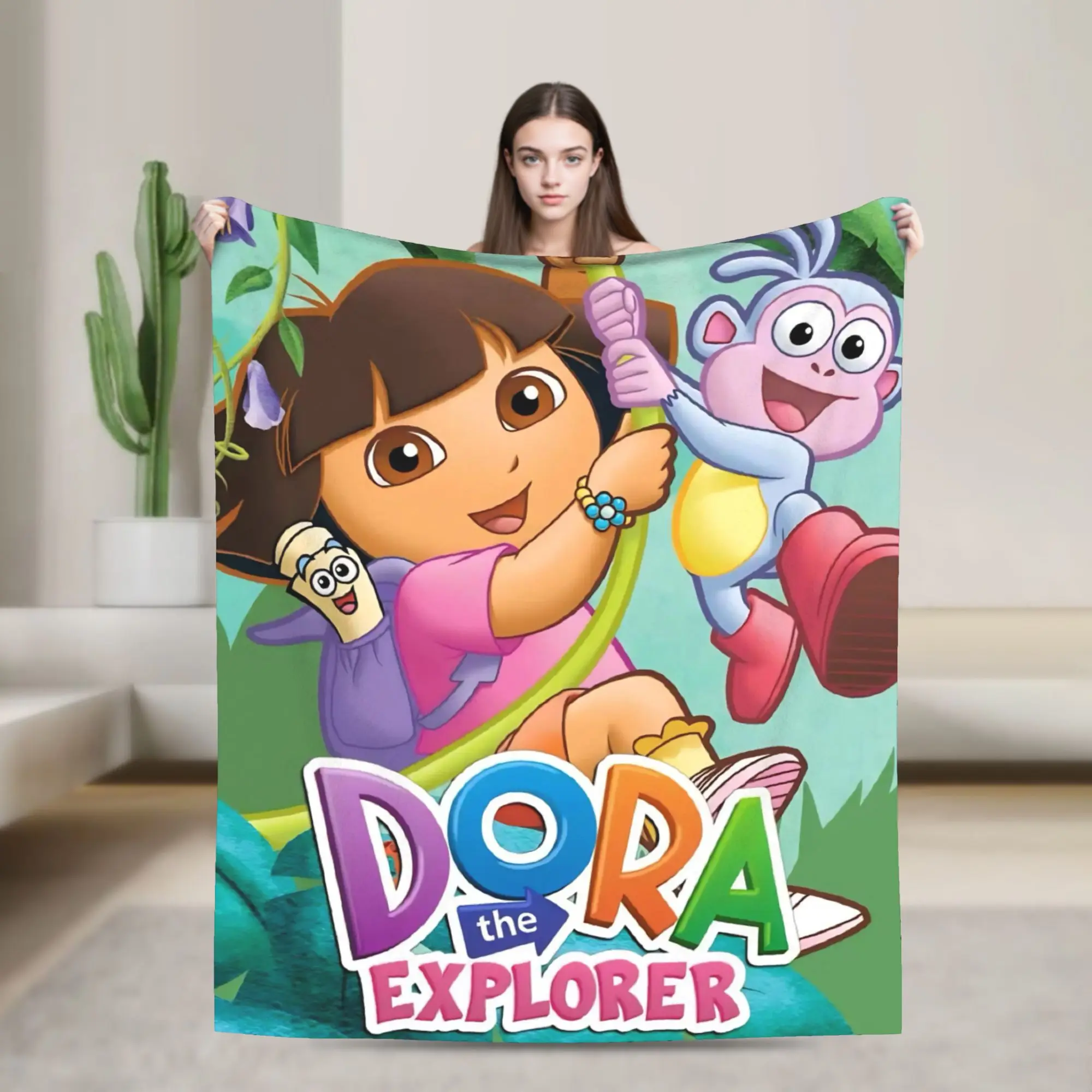 Dora The Explorer Flannel Blankets Super Soft Throw Blanket for Outdoor Travel Novelty Bedspread Sofa Bed Cover
Dora The Explorer Flannel Blankets Super Soft Throw Blanket for Outdoor Travel Novelty Bedspread Sofa Bed Cover