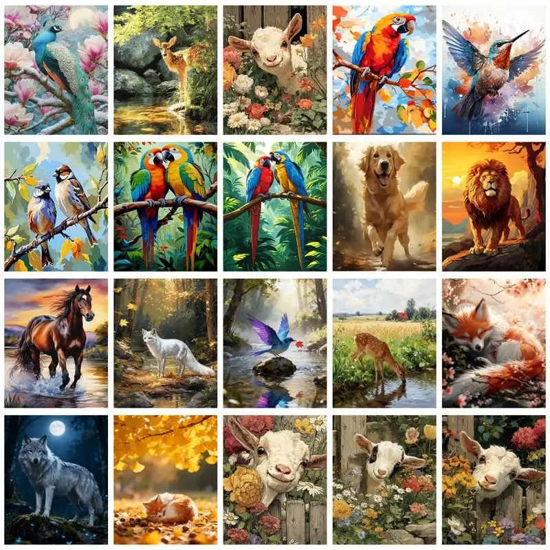 CHENISTORY Painting By Number Cartoon animal Drawing On Canvas HandPainted Art DIY Pictures By Number Gift Kits Home Decor
CHENISTORY Painting By Number Cartoon animal Drawing On Canvas HandPainted Art DIY Pictures By Number Gift Kits Home Decor