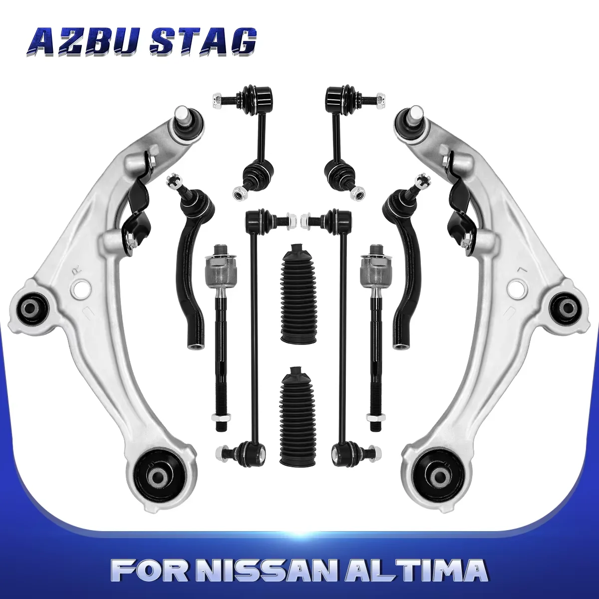 AzbuStag 12Pcs Front Lower Control Arm Sway Bar End Link Suspension Kit for NISSAN ALTIMA 2007 2008 2009 2010 2011 2012 2013
AzbuStag 12Pcs Front Lower Control Arm Sway Bar End Link Suspension Kit for NISSAN ALTIMA 2007 2008 2009 2010 2011 2012 2013