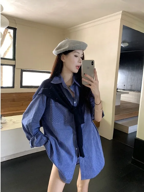 plus Size Women's Lazy Sle Loose Plaid irt Autumn New Faion Versatile oulder Wrap Cardigan Top High Waist Polyester F...
plus Size Women's Lazy Sle Loose Plaid irt Autumn New Faion Versatile oulder Wrap Cardigan Top High Waist Polyester F...