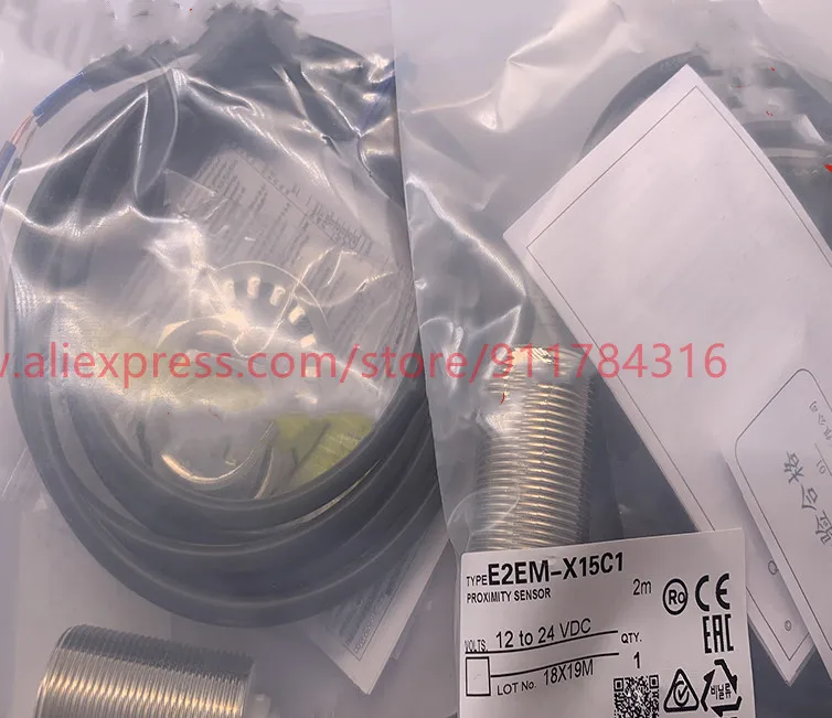 2pcs New High Quality Proximity switch E2EM-X15C1 E2EM-X15C2 E2EM-X15C2-M1 E2EM-X15C1-M1 E2EM-X8C1-M1
2pcs New High Quality Proximity switch E2EM-X15C1 E2EM-X15C2 E2EM-X15C2-M1 E2EM-X15C1-M1 E2EM-X8C1-M1