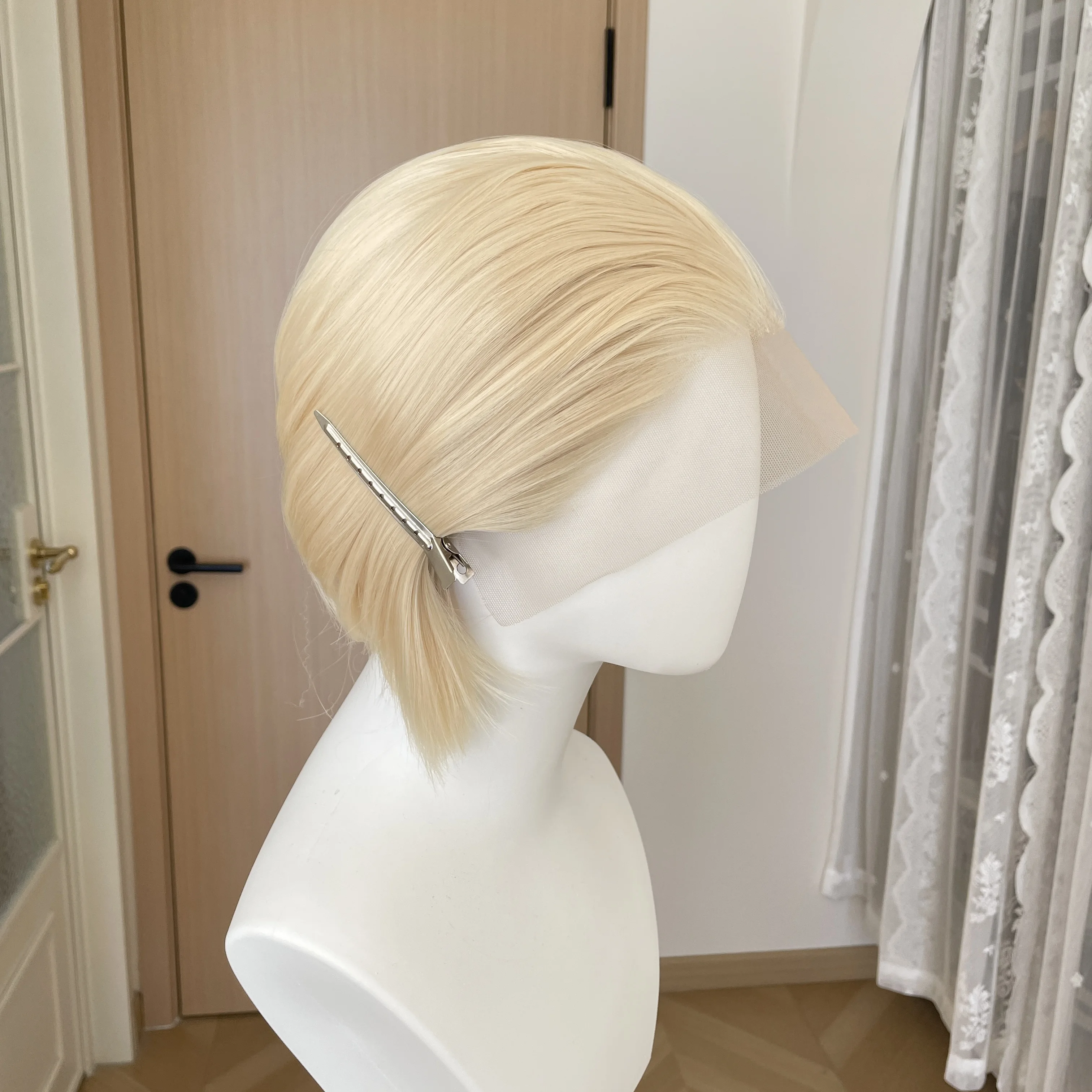 Natural 613 Blonde Short Bob Cut Synthetic Lace Front Wigs for Women Cosplay Wig for Men Star Glueless 13x4 Lace Front Wigs 150%
Natural 613 Blonde Short Bob Cut Synthetic Lace Front Wigs for Women Cosplay Wig for Men Star Glueless 13x4 Lace Front Wigs 150%