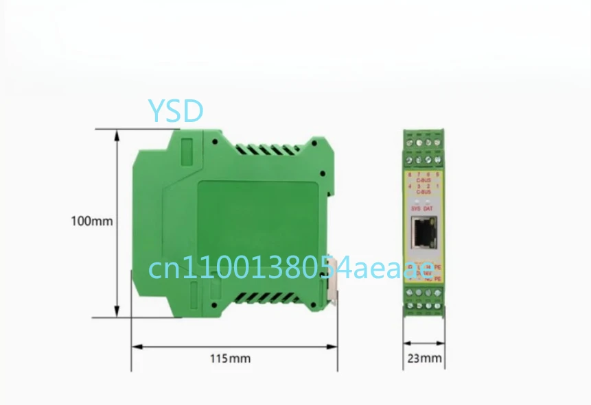 205 CAN Bus to Modbus TCP Slave Converter Gateway - J1939 Protocol Data Reader & Converter Module
205 CAN Bus to Modbus TCP Slave Converter Gateway - J1939 Protocol Data Reader & Converter Module