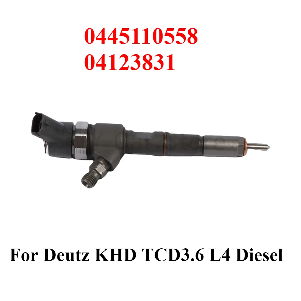 4123831 0445110558 New Diesel Fuel Injector Nozzle For DEUTZ KHD TCD3.6 L4 Diesel Engine
4123831 0445110558 New Diesel Fuel Injector Nozzle For DEUTZ KHD TCD3.6 L4 Diesel Engine