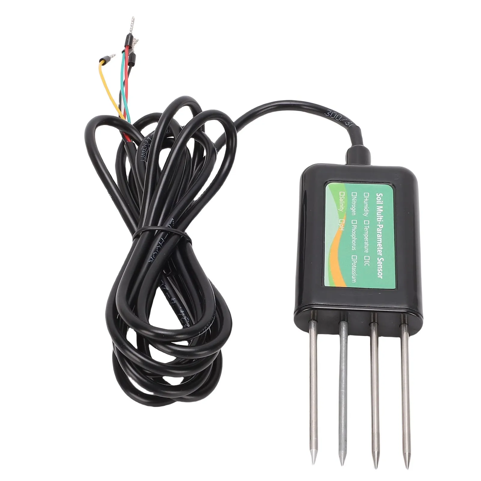 8 in 1 Soil Tester IP68 Water Proof Soil Temperature Humidity EC PH NPK Salinity Sensor with Stainless Steel Probes for Greenhou
8 in 1 Soil Tester IP68 Water Proof Soil Temperature Humidity EC PH NPK Salinity Sensor with Stainless Steel Probes for Greenhou