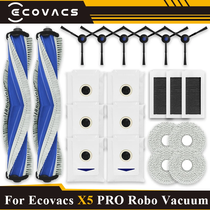 For ECOVACS DEBOT X5 PRO Robot Vacuum Cleaner Mop Cloth Hepa Filter Dust Bag Accessories Replacement Spare Parts
For ECOVACS DEBOT X5 PRO Robot Vacuum Cleaner Mop Cloth Hepa Filter Dust Bag Accessories Replacement Spare Parts