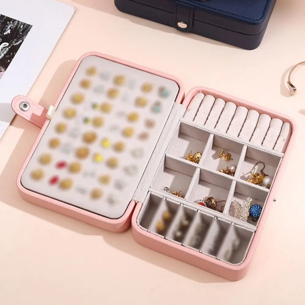 Leather Jewelry Box Double-layer Portable Ring Earring Necklace Storage Box Multi-compartment Jewelry Packaging Display Box
Leather Jewelry Box Double-layer Portable Ring Earring Necklace Storage Box Multi-compartment Jewelry Packaging Display Box