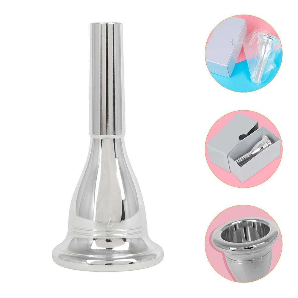 Tuba Mouthpiece 13.3mm Silver CNC Electroplated Brass Strong Sound Musical Instrument Accessory Replacement Part Tuba
Tuba Mouthpiece 13.3mm Silver CNC Electroplated Brass Strong Sound Musical Instrument Accessory Replacement Part Tuba