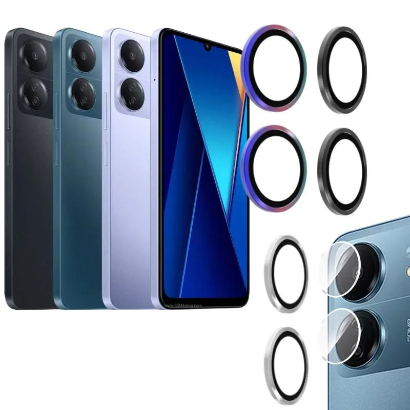 for Xiaomi Poco C65 Lens Protector Tempered Glass Cap Back Camera Cover Colorful Metal Ring Clear Glass Hard Film
for Xiaomi Poco C65 Lens Protector Tempered Glass Cap Back Camera Cover Colorful Metal Ring Clear Glass Hard Film