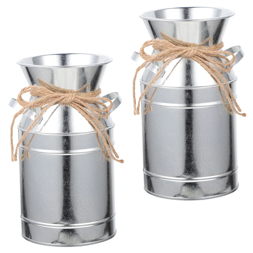 2Pcs Iron Tin Bucket Vintage Rustic Farmhouse Vase Flower Arrangement Strong Metal Flowerpot Garden Decoration Desktop nament
2Pcs Iron Tin Bucket Vintage Rustic Farmhouse Vase Flower Arrangement Strong Metal Flowerpot Garden Decoration Desktop nament