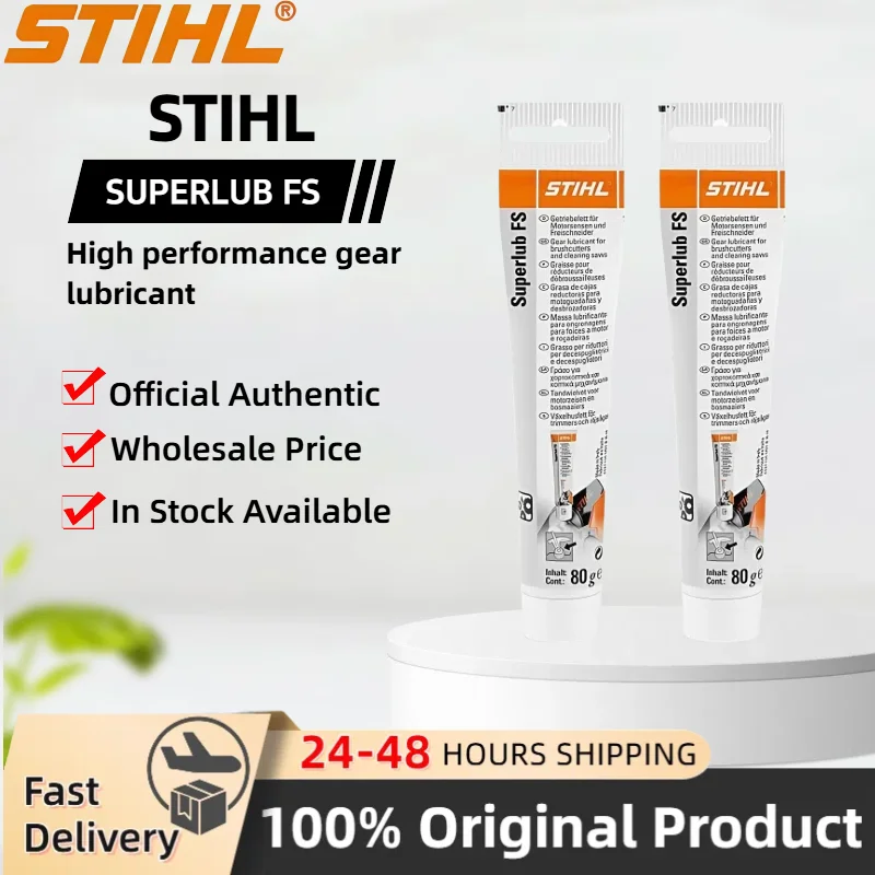 Original Stihl Gear Lubricant 80g Superlub FS Trimmer Gear Head Grease for Stihl Garden Tools Gear Transmissio Mechanical
Original Stihl Gear Lubricant 80g Superlub FS Trimmer Gear Head Grease for Stihl Garden Tools Gear Transmissio Mechanical