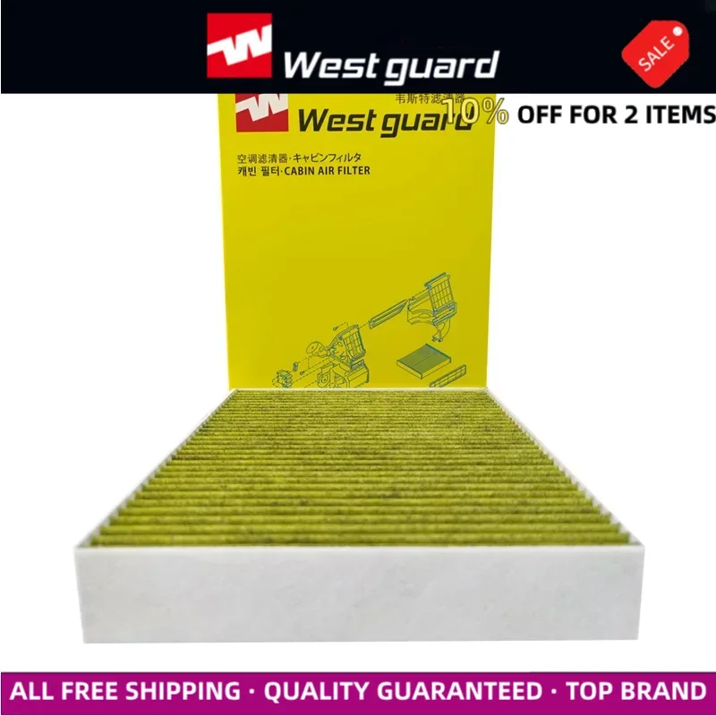 WESTGUARD Activated Carbon Air Cabin Filter for CHERY TIGGO 3 3 PRO TIGGO 7 TIGGO 8 8 PRO T218107011 301000788AA CU25040 MK9633P
WESTGUARD Activated Carbon Air Cabin Filter for CHERY TIGGO 3 3 PRO TIGGO 7 TIGGO 8 8 PRO T218107011 301000788AA CU25040 MK9633P