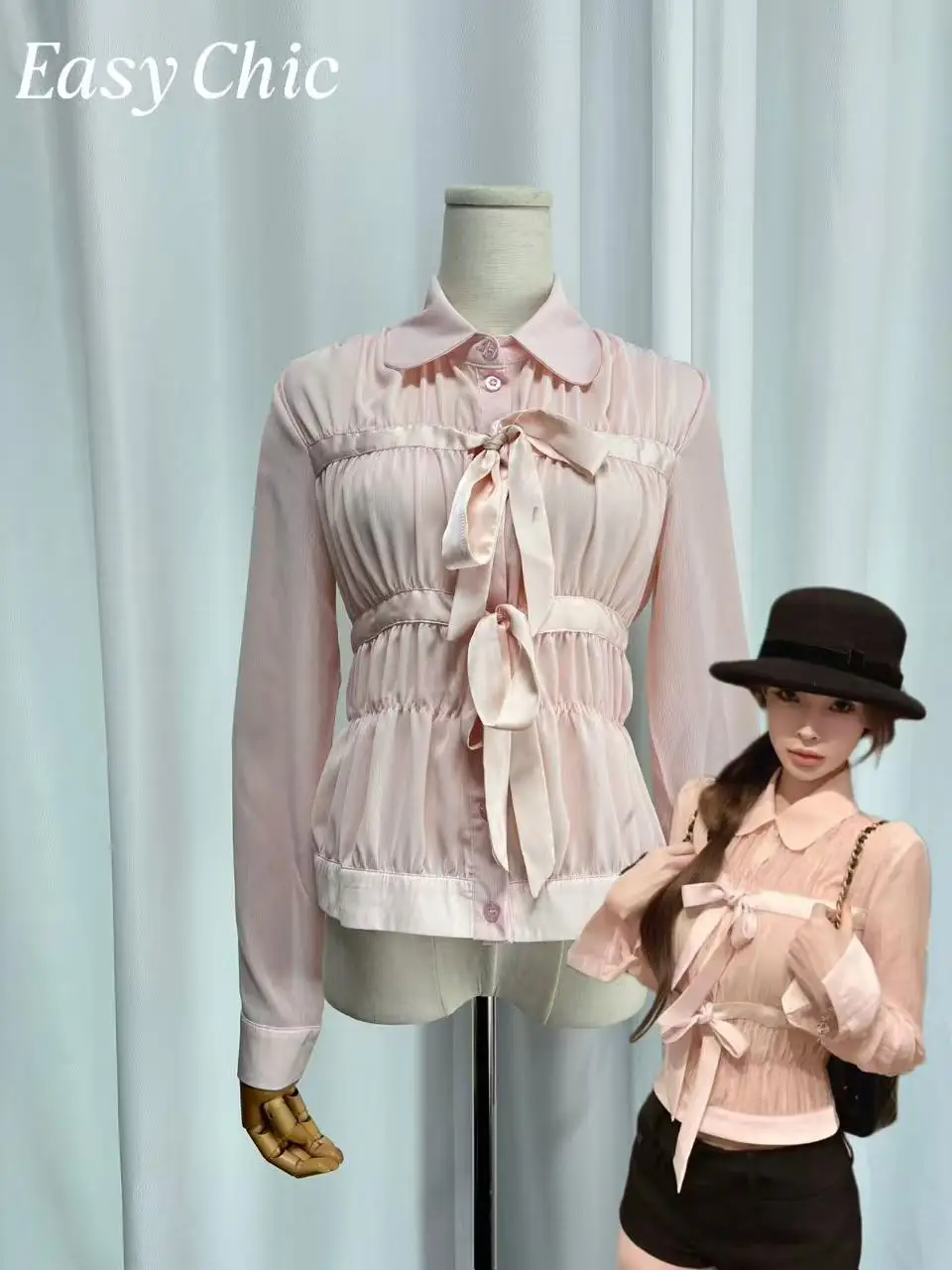 Французский элегантный сладкий лес - стильная блузка, шикарный бант Wealthy Lady - модный топ с декором для женщин
Французский элегантный сладкий лес - стильная блузка, шикарный бант Wealthy Lady - модный топ с декором для женщин