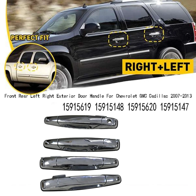 Передняя, задняя, левая, правая, наружная дверная ручка для Chevrolet GMC Cadillac 2007-2013, 15915619, 15915148, 15915620, 15915147, 1 комплект
Передняя, задняя, левая, правая, наружная дверная ручка для Chevrolet GMC Cadillac 2007-2013, 15915619, 15915148, 15915620, 15915147, 1 комплект