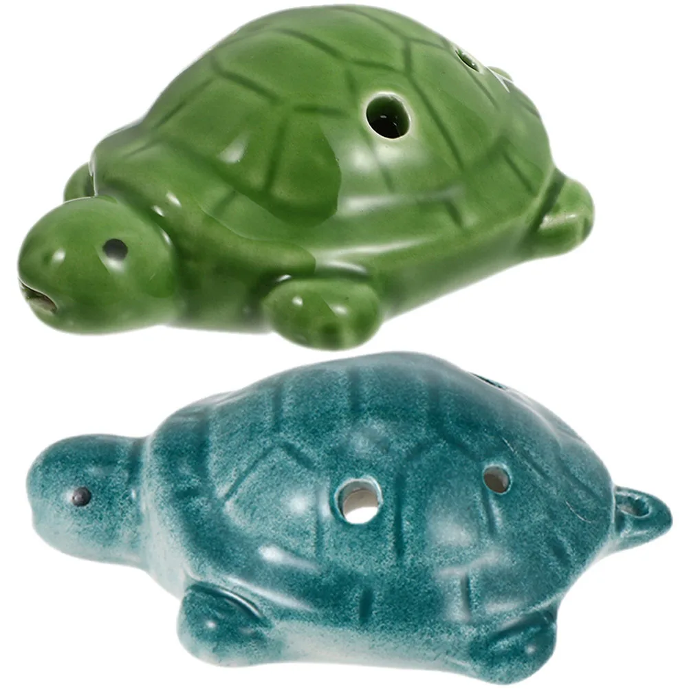 2Pcs Kids 6 Holes Ocarina Tortoise Shaped Ceramic Beginner Portable Musical Wind Instrument Lightweight Practice
2Pcs Kids 6 Holes Ocarina Tortoise Shaped Ceramic Beginner Portable Musical Wind Instrument Lightweight Practice