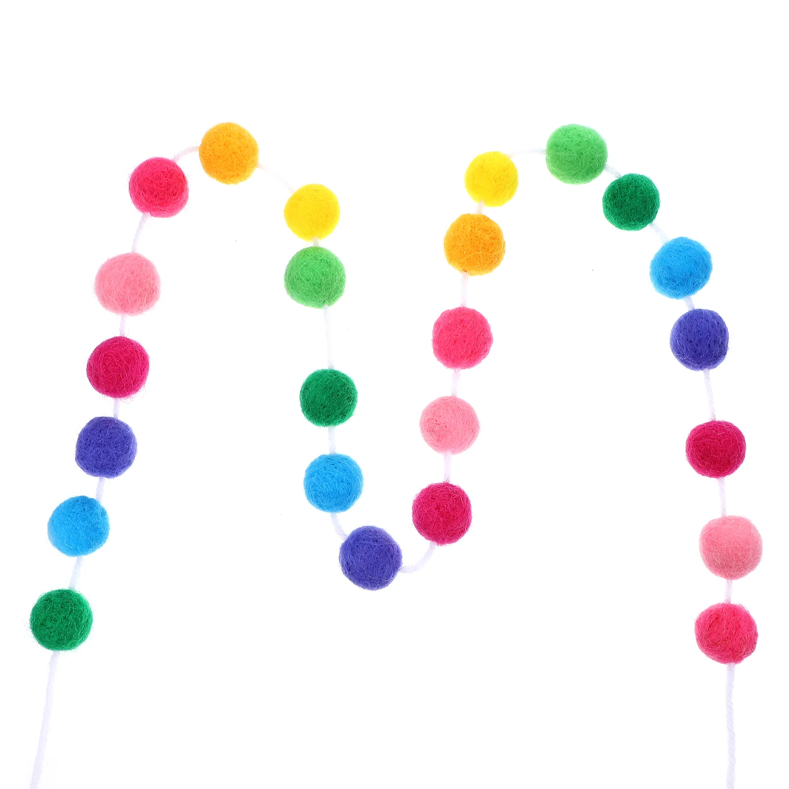 Felt Ball Skewers Garland Party Decorations Christmas Pom Poms Home Hanging Adornments for Pendant
Felt Ball Skewers Garland Party Decorations Christmas Pom Poms Home Hanging Adornments for Pendant