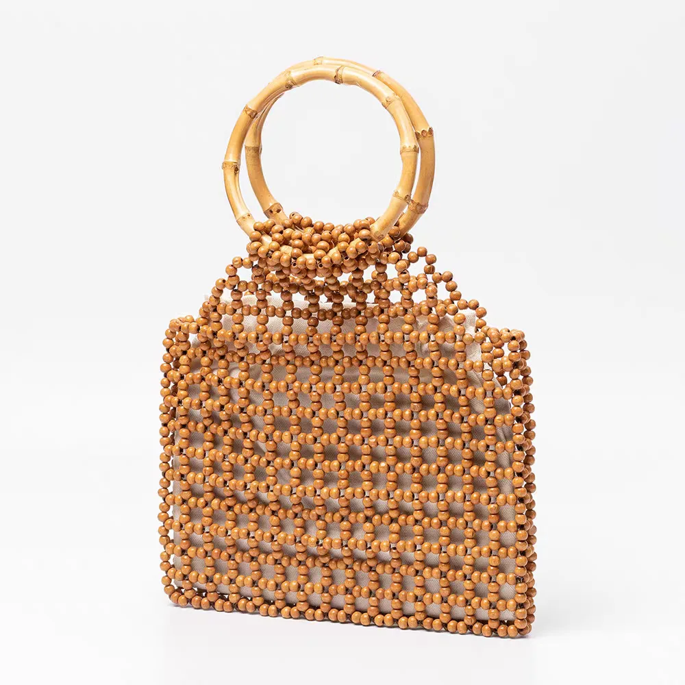Hollow Beading Bags for Women Bamboo Handle Handbags and Purses Handmade Woven Beach Bag NEW Bohemian Travel Bags Clutch Chic
Hollow Beading Bags for Women Bamboo Handle Handbags and Purses Handmade Woven Beach Bag NEW Bohemian Travel Bags Clutch Chic