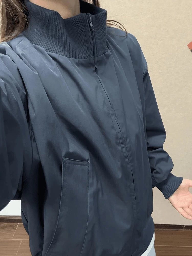 Bla Cleanfit ort Pilot Jaet Men's Outdoor Tee-Proof Stand Collar Autumnal American Sle Zipper Closure Casual Coat
Bla Cleanfit ort Pilot Jaet Men's Outdoor Tee-Proof Stand Collar Autumnal American Sle Zipper Closure Casual Coat