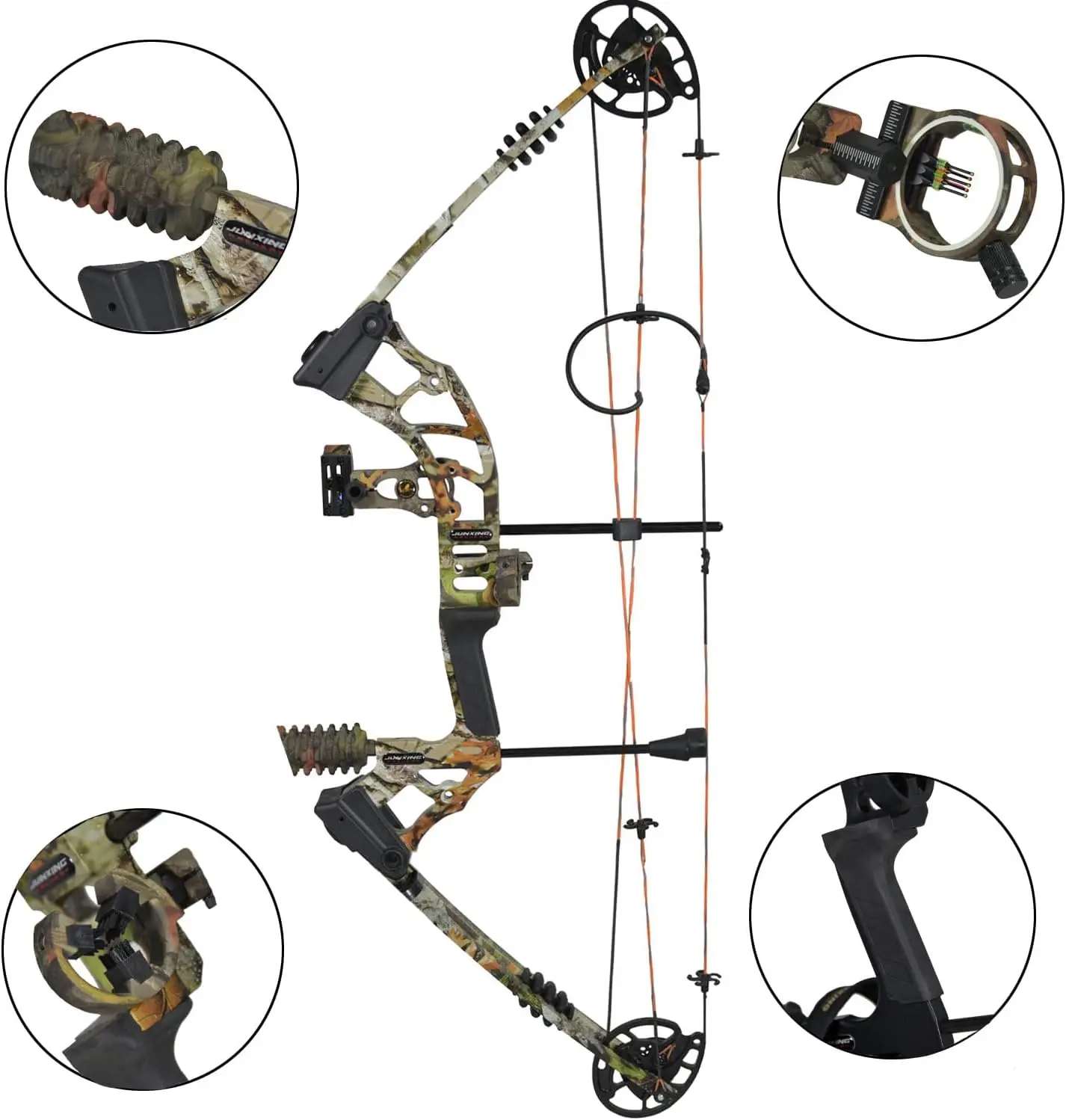 Archery Compound Hunting Bow 0-75Lbs Adjustable Compound Bow Shooting and Hunting Accessories
Archery Compound Hunting Bow 0-75Lbs Adjustable Compound Bow Shooting and Hunting Accessories