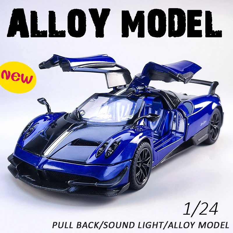 Luxury sports car HuayraBC 1/24 Diecast Metal Alloy Racing Model High Simulation design fast furiou hot wheels Kids Toy Birthday
Luxury sports car HuayraBC 1/24 Diecast Metal Alloy Racing Model High Simulation design fast furiou hot wheels Kids Toy Birthday