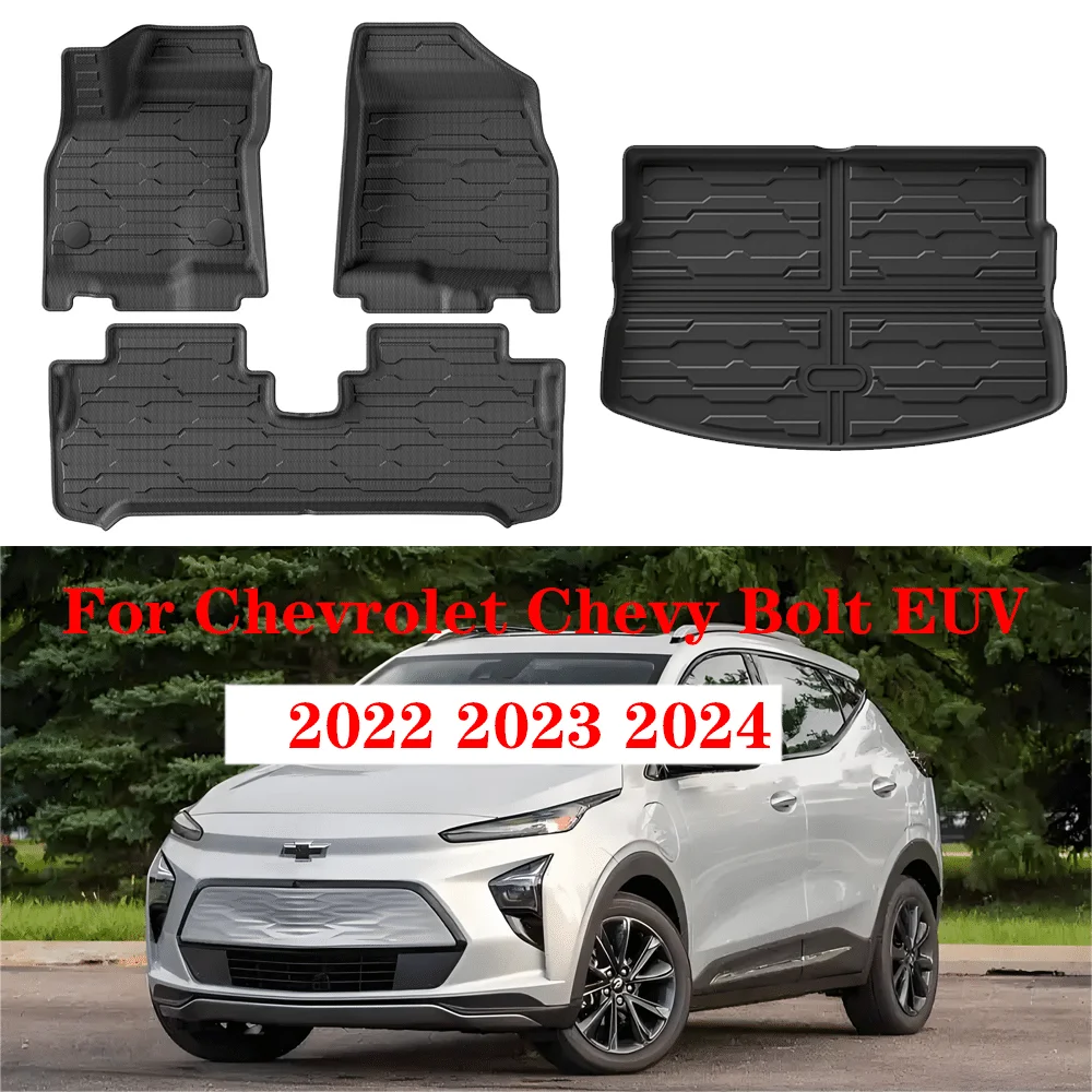 TPE 3D Car Floor Mats Cargo Liner Trunk Pad for Chevrolet Chevy Bolt EUV 2022 2023 2024 Left Hand Drive
TPE 3D Car Floor Mats Cargo Liner Trunk Pad for Chevrolet Chevy Bolt EUV 2022 2023 2024 Left Hand Drive