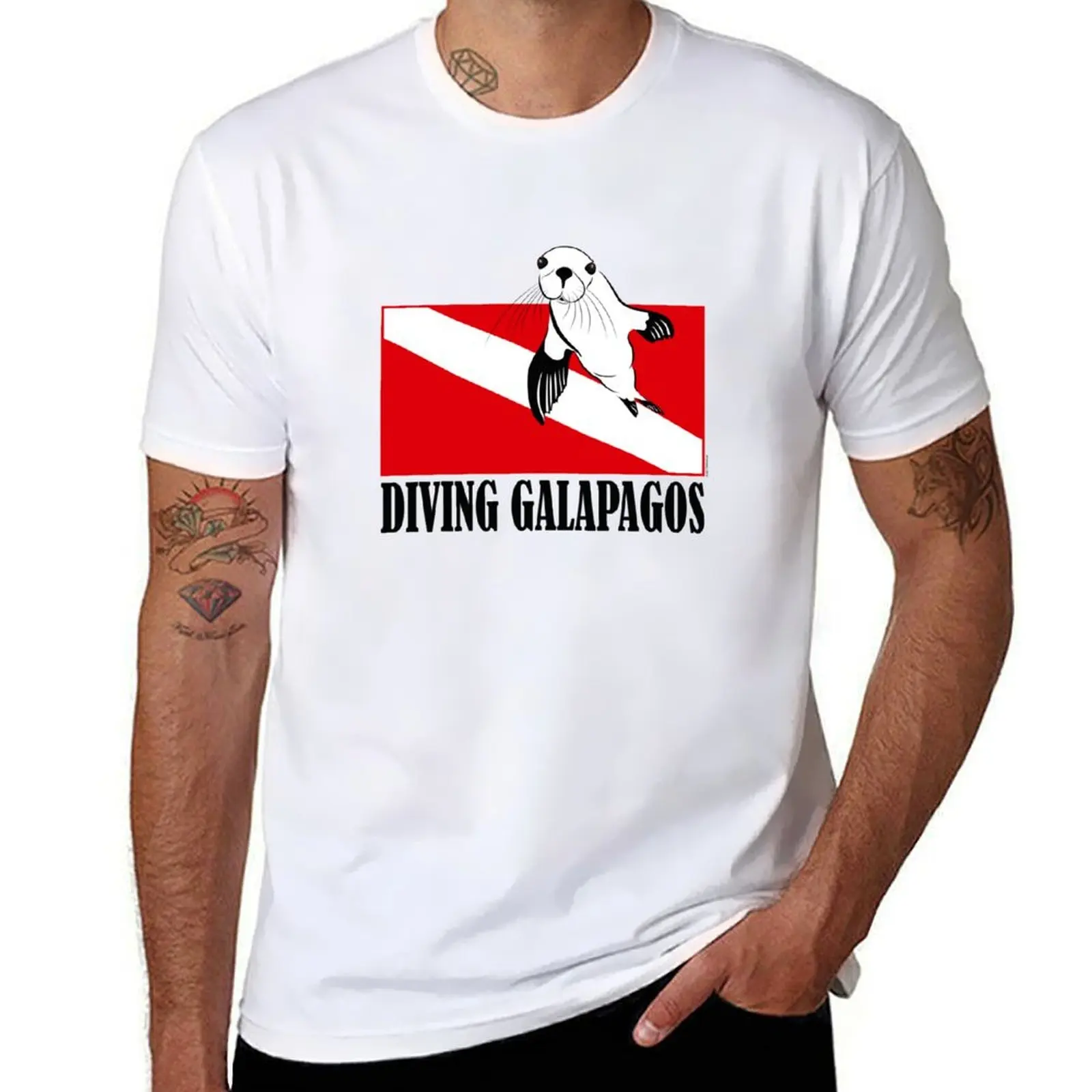 Diving with sea Lion in Galapagos Ecuador T-Shirt t shirts for man pack white t shirt custom print T-Shirt
Diving with sea Lion in Galapagos Ecuador T-Shirt t shirts for man pack white t shirt custom print T-Shirt
