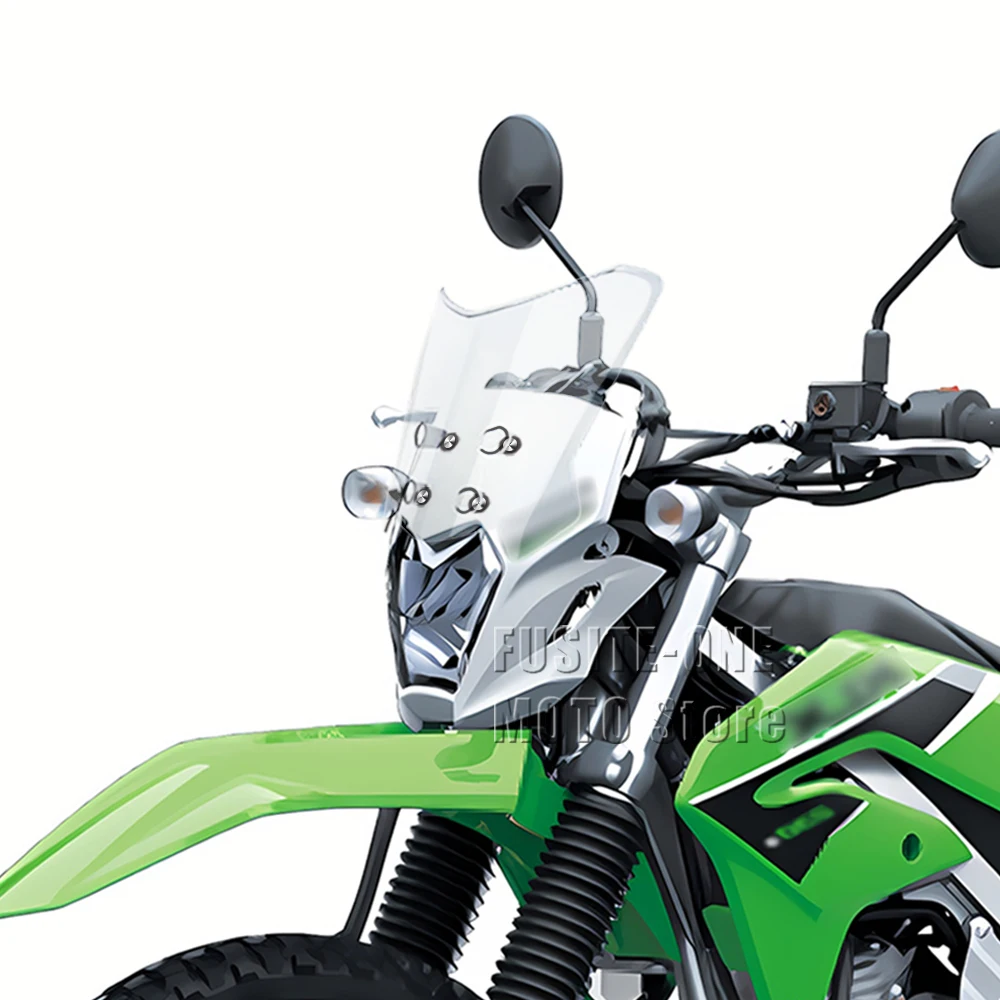 For Kawasaki KLX 230 230 S motorcycle adventure windshield extension style Windscreen Wind Deflector Screen
For Kawasaki KLX 230 230 S motorcycle adventure windshield extension style Windscreen Wind Deflector Screen