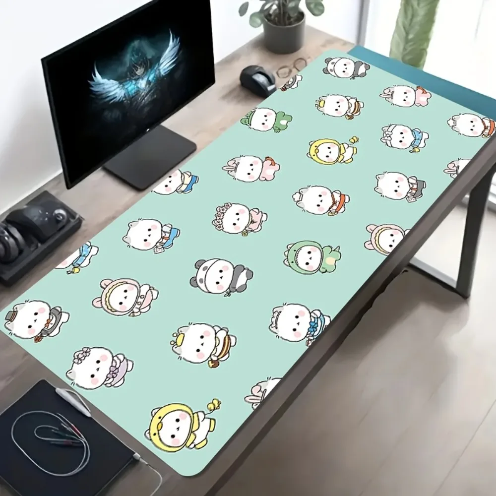 Большой коврик для стола с милым мультяшным кроликом, расширенный игровой коврик для мыши, водонепроницаемый нескользящий коврик для клавиатуры для домашнего офиса и декора
Большой коврик для стола с милым мультяшным кроликом, расширенный игровой коврик для мыши, водонепроницаемый нескользящий коврик для клавиатуры для домашнего офиса и декора