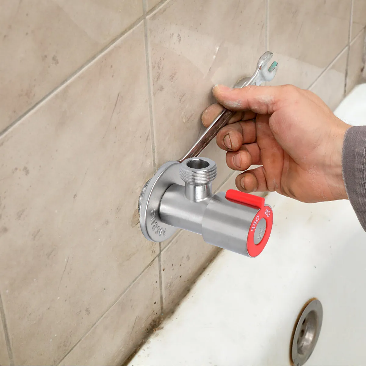 Copper Triangular Valve Stainless Steel Bathroom Angle Stop Sink Shut Off Toilet Durable Hot Cold Water Shower Garden Irrigation
Copper Triangular Valve Stainless Steel Bathroom Angle Stop Sink Shut Off Toilet Durable Hot Cold Water Shower Garden Irrigation