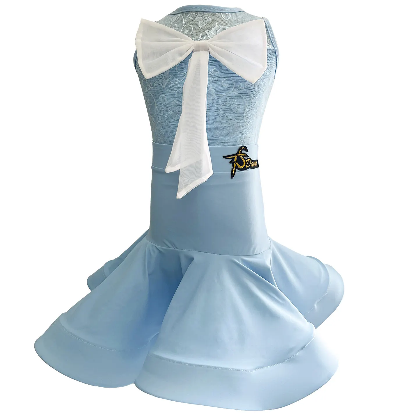 Blue Ballroom Dance Children Light dance skirt Dress Ruffled Latin Competition Costume for Practice & Stage
Blue Ballroom Dance Children Light dance skirt Dress Ruffled Latin Competition Costume for Practice & Stage