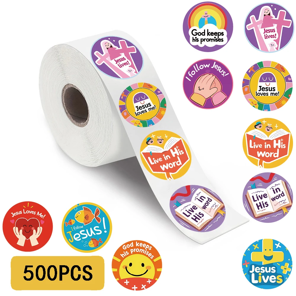 500Pcs/Roll Christian Symbols Stickers Notebook Harajuku Creative Laptop Cartoon Decoration Funny Bicycle Creative Sticker
500Pcs/Roll Christian Symbols Stickers Notebook Harajuku Creative Laptop Cartoon Decoration Funny Bicycle Creative Sticker