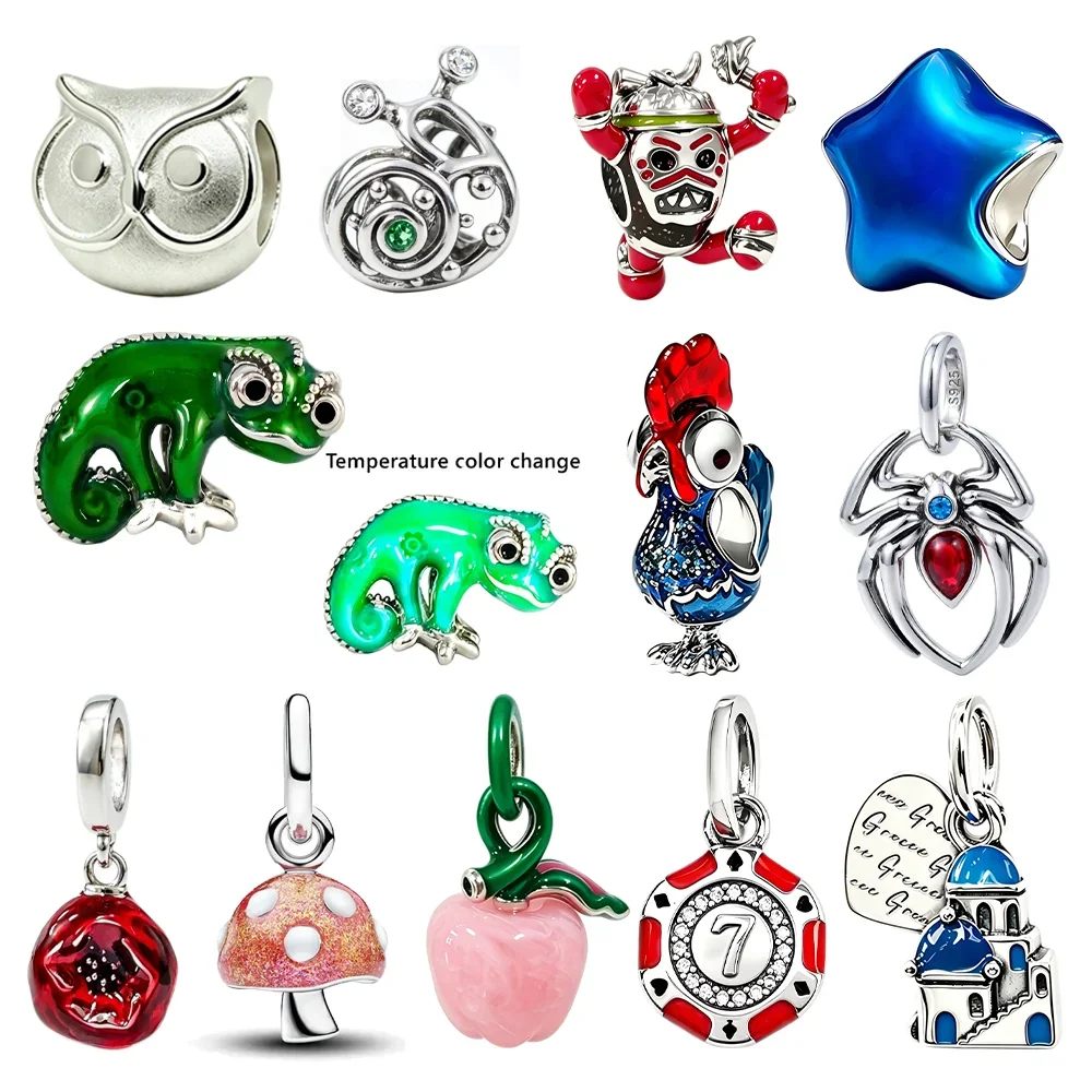 925 Silver Mask Building Blue Star Apple Mushroom Beads Fit Bracelet Bag Keychain Charms Pendant Jewelry Making Gift for Women
925 Silver Mask Building Blue Star Apple Mushroom Beads Fit Bracelet Bag Keychain Charms Pendant Jewelry Making Gift for Women