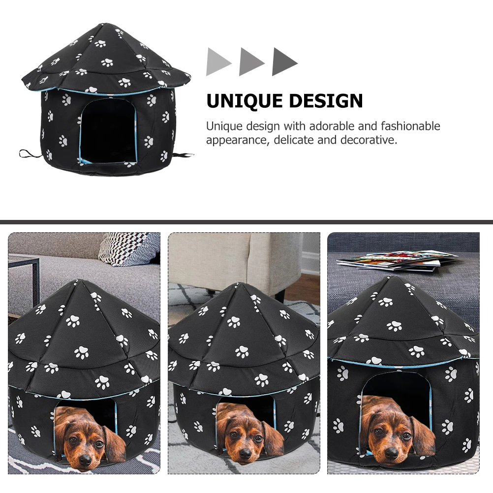 Cat Nest for Indoor Outdoor Pet Bed House Cozy Warm Sleeping Cushion Shelter Black Sponge Comfortable Dog Cat
Cat Nest for Indoor Outdoor Pet Bed House Cozy Warm Sleeping Cushion Shelter Black Sponge Comfortable Dog Cat
