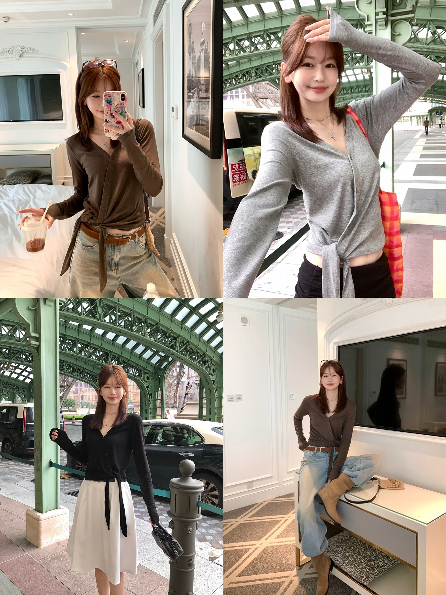 Kong ain Silk Ruffle Svel T-irt Women's Early Autumn New Design Sensation Small ence Long Sve Top
Kong ain Silk Ruffle Svel T-irt Women's Early Autumn New Design Sensation Small ence Long Sve Top