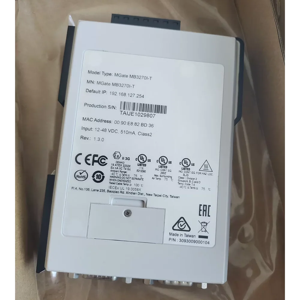 I-T Wide Temperature Industrial Network Server Gateway MB3270
I-T Wide Temperature Industrial Network Server Gateway MB3270