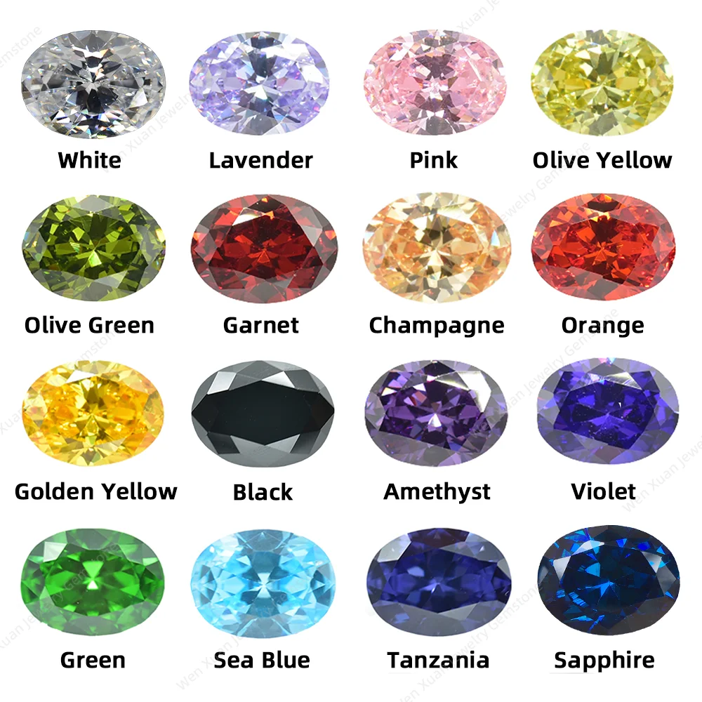 16Colors Multicolor Size 2x3mm~13x18mm 5A CZ Oval flowery Loose Cubic Zirconia Stone For Jewelry like White Pink Garnet etc
16Colors Multicolor Size 2x3mm~13x18mm 5A CZ Oval flowery Loose Cubic Zirconia Stone For Jewelry like White Pink Garnet etc