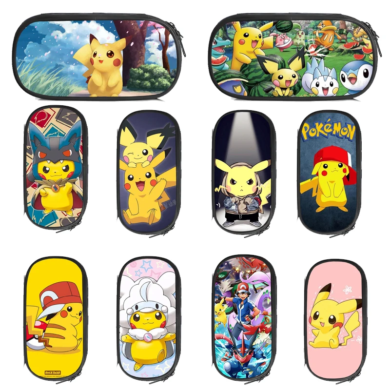 Pikachu Large capacity Pencil Case Student Stationery Case woman Cosmetic Bag Pokemon Game Card Bag Christmas Gift
Pikachu Large capacity Pencil Case Student Stationery Case woman Cosmetic Bag Pokemon Game Card Bag Christmas Gift