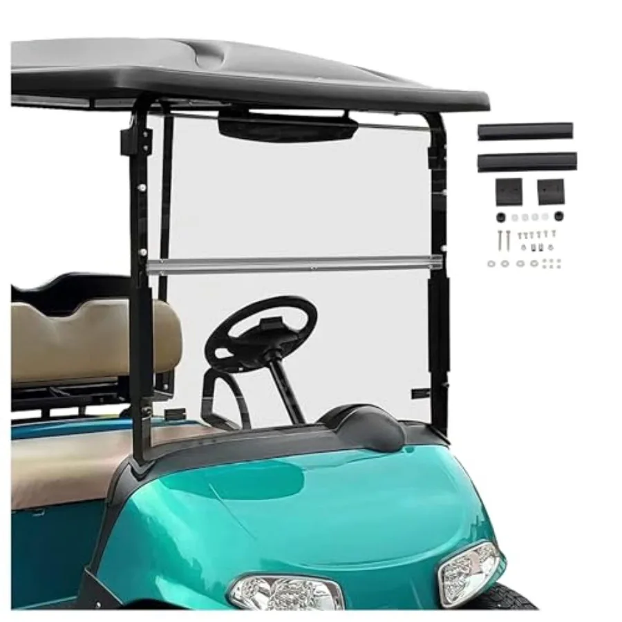 Clear Windshield Compatible with 2008-Present/Current for EZGO RXV Model Impact Resistant Windshield for EZGO RXV Golf Cart 200
Clear Windshield Compatible with 2008-Present/Current for EZGO RXV Model Impact Resistant Windshield for EZGO RXV Golf Cart 200