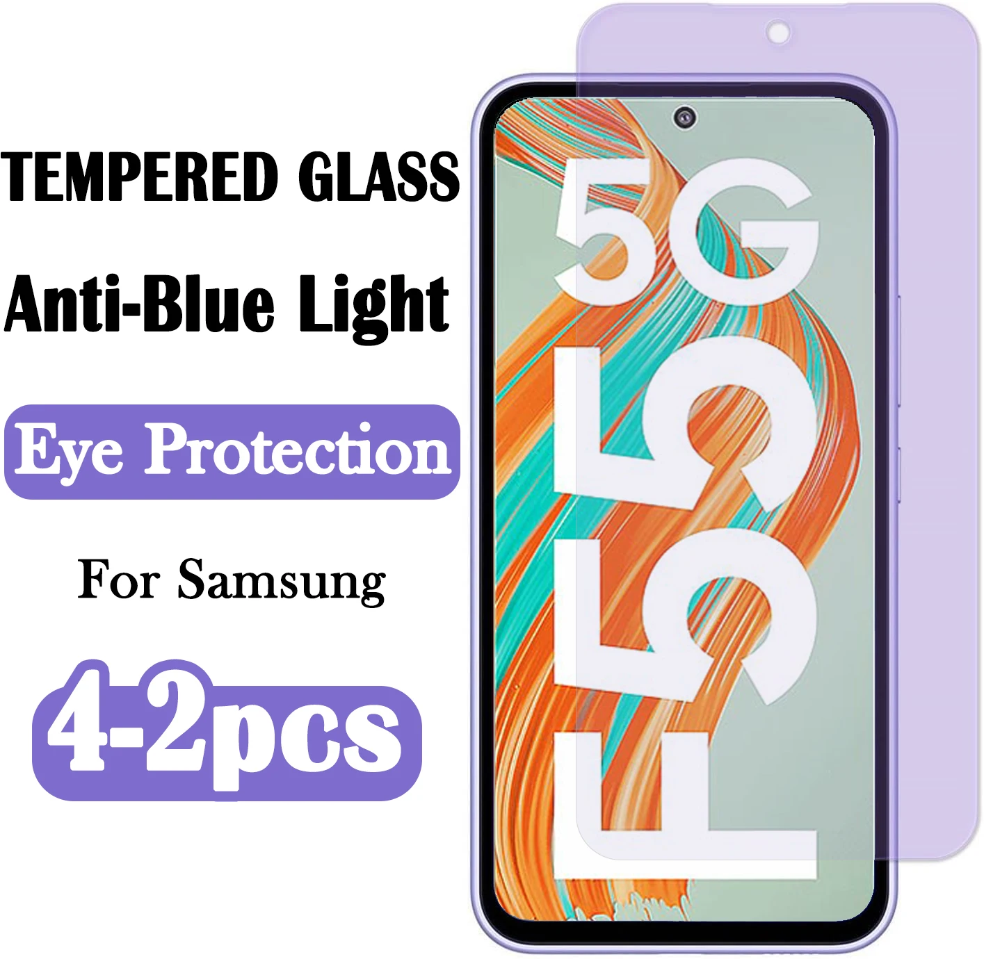 2-4Pcs Anti-blue Light Tempered Glass For Samsung Galaxy F55 F15 F05 F54 F34 F14 F04 F23 F13 F62 A73 A72 A71 Screen Protector
2-4Pcs Anti-blue Light Tempered Glass For Samsung Galaxy F55 F15 F05 F54 F34 F14 F04 F23 F13 F62 A73 A72 A71 Screen Protector