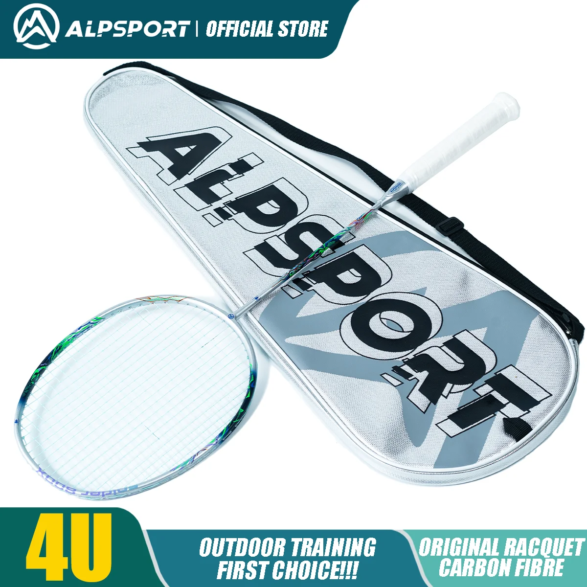 ALPSPORT AIR SPIDER 4U T800 Badminton Racket Ultra Lightweight Fast Rebound Carbon Fiber for Youth Players Badminton Racket
ALPSPORT AIR SPIDER 4U T800 Badminton Racket Ultra Lightweight Fast Rebound Carbon Fiber for Youth Players Badminton Racket