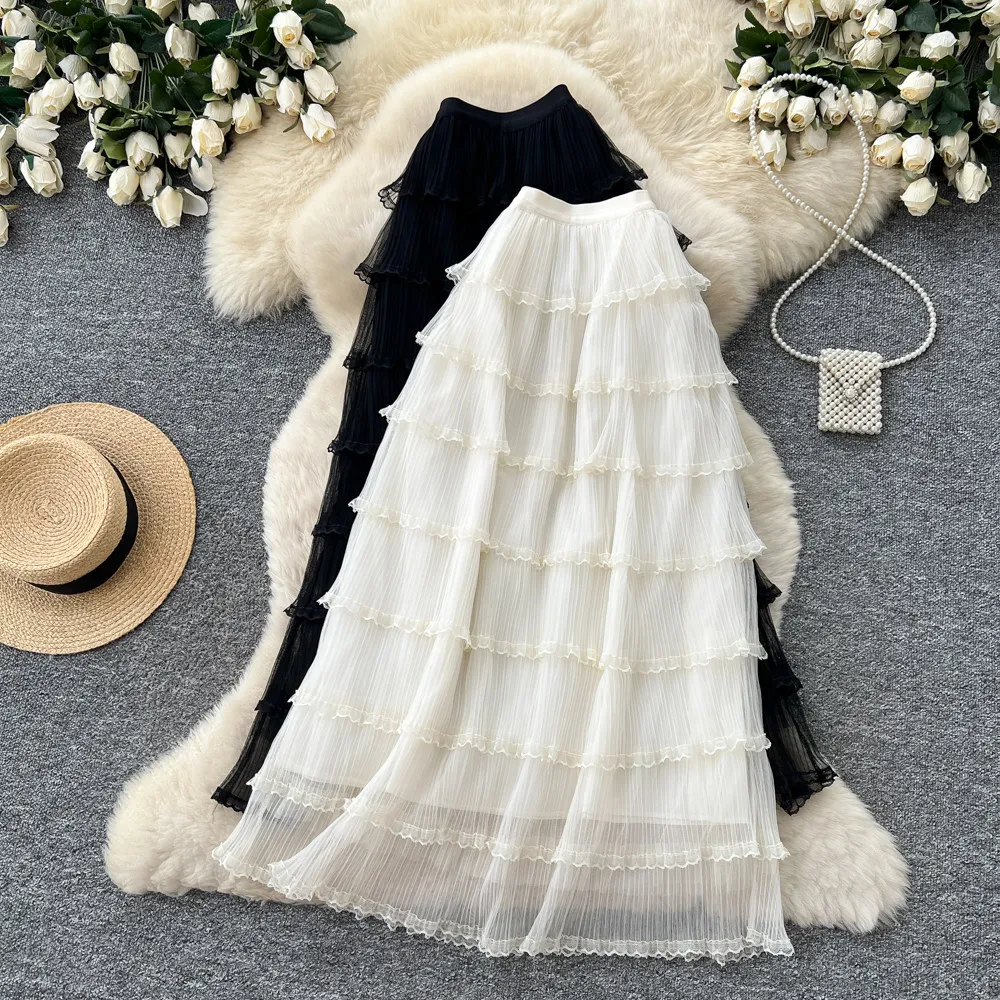 Women Skirts Mid Length Skirt A Line Elastic Waist Slim Fit Ruffles Sweet Solid Casual Elegant Splice Y2k Streetwear Work 2026
Women Skirts Mid Length Skirt A Line Elastic Waist Slim Fit Ruffles Sweet Solid Casual Elegant Splice Y2k Streetwear Work 2026