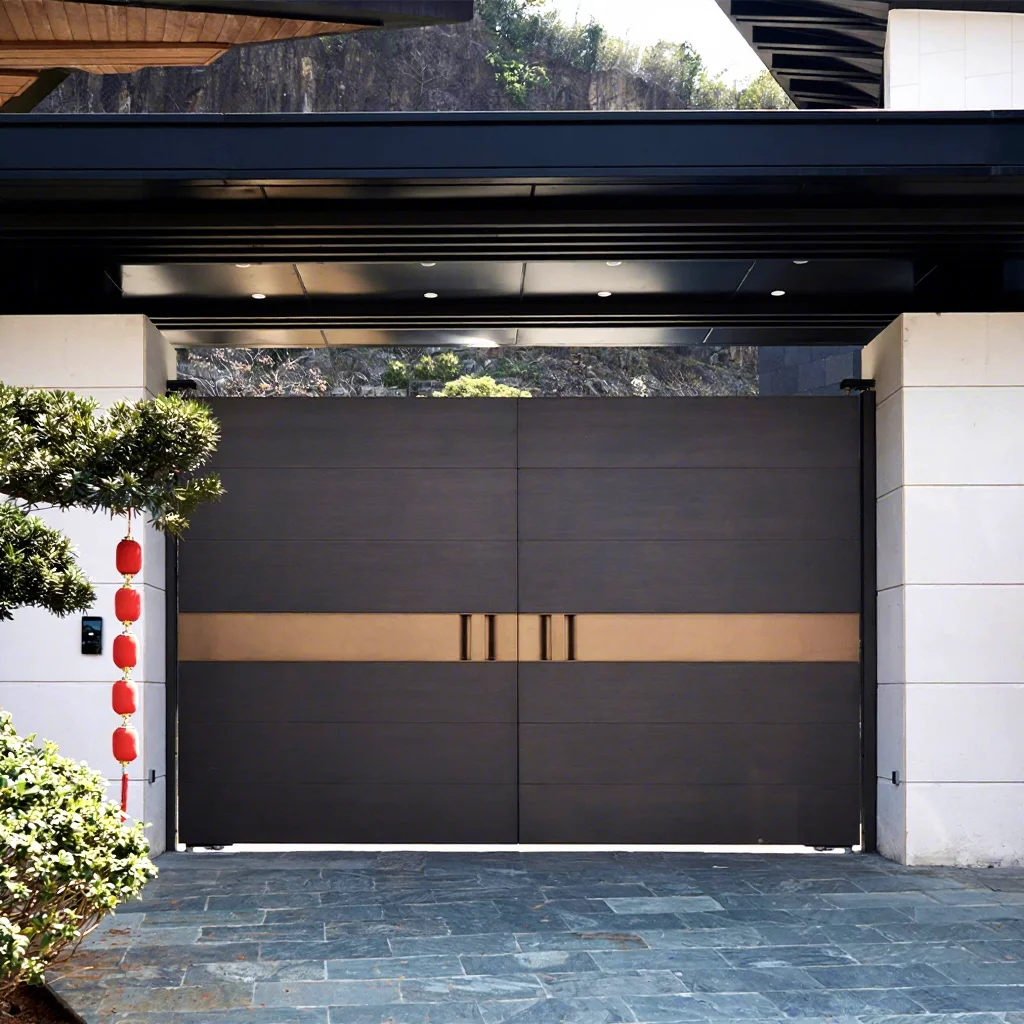 Customizable Modern Aluminum Alloy Double Gate Automatic Sliding Entry Security Anti-theft Features Convenient Easy Villa
Customizable Modern Aluminum Alloy Double Gate Automatic Sliding Entry Security Anti-theft Features Convenient Easy Villa