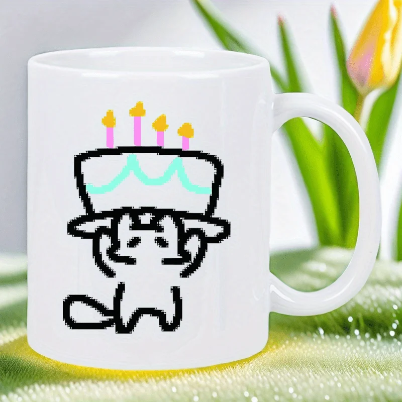 Керамическая белая кружка Pixel Art Birthday Cake — празднование стиля! Только ручная стирка, многоразовая, многоцелевая, электричество не требуется.
Керамическая белая кружка Pixel Art Birthday Cake — празднование стиля! Только ручная стирка, многоразовая, многоцелевая, электричество не требуется.